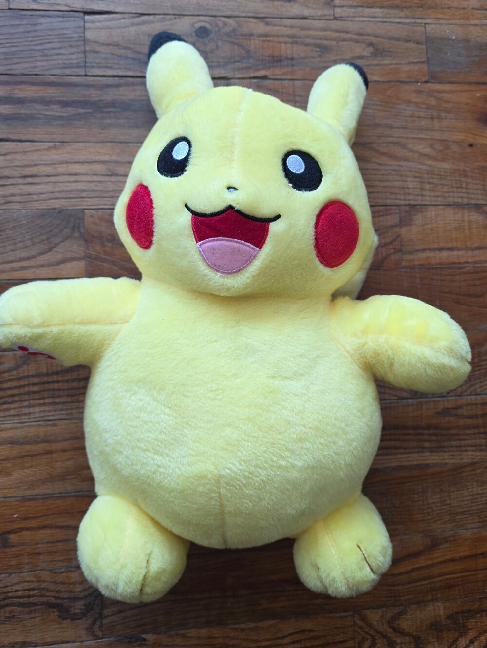 Build-A-Bear Yellow Pikachu Plush with Red Cheeks